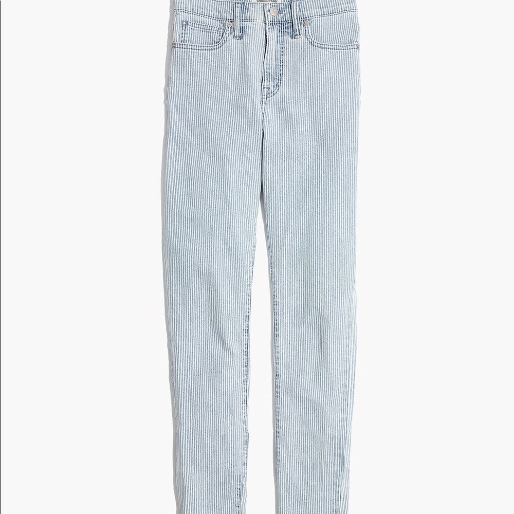 Madewell pin striped pants!